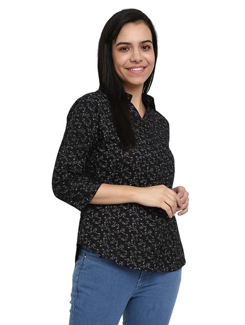 printed rayon regular shirt - 19216268 - Very Small Image - 1