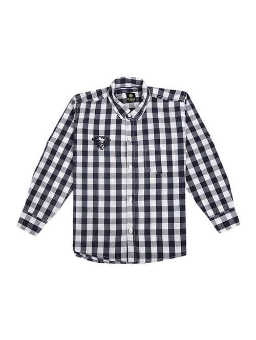 navy blue cotton nylon shirt - 19217016 - Very Small Image - 1