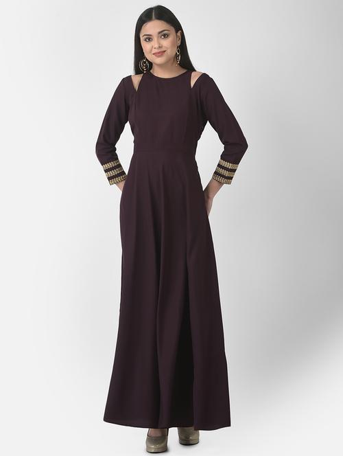 women's  solid dress - 19220266 - Very Small Image - 1