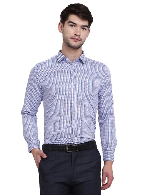 mens checks formal shirt - 19222810 - Very Small Image - 1