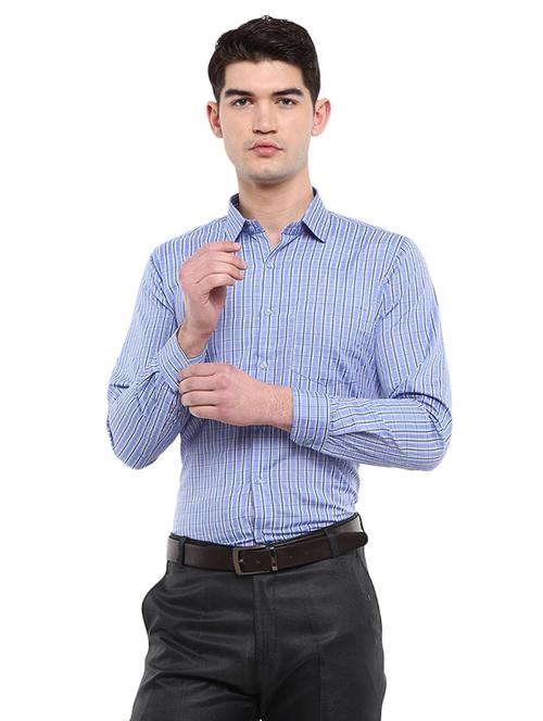 mens checks formal shirt - 19222826 - Very Small Image - 1
