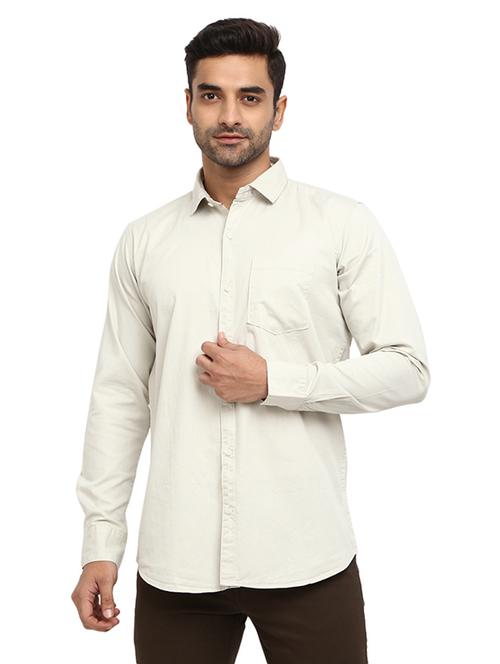 mens solid casual shirt - 19222951 - Very Small Image - 1