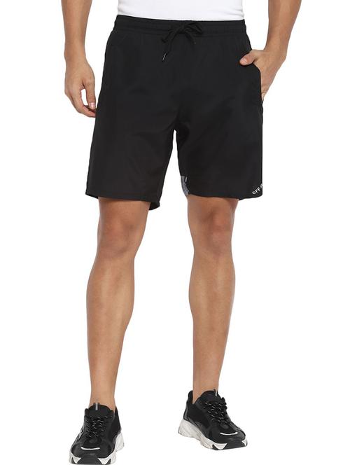 black mid rise solid short - 19223674 - Very Small Image - 1