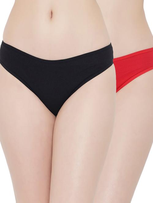 multi colored solid panty combo - 19224824 - Very Small Image - 1