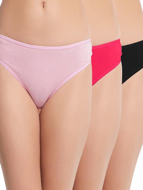 multi coloured solid bikini set - 19224950 - Very Small Image - 1