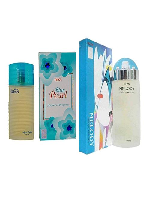 riya blue pearl & melody eau de perfume 30ml (pack of 2) - 19225394 - Very Small Image - 1