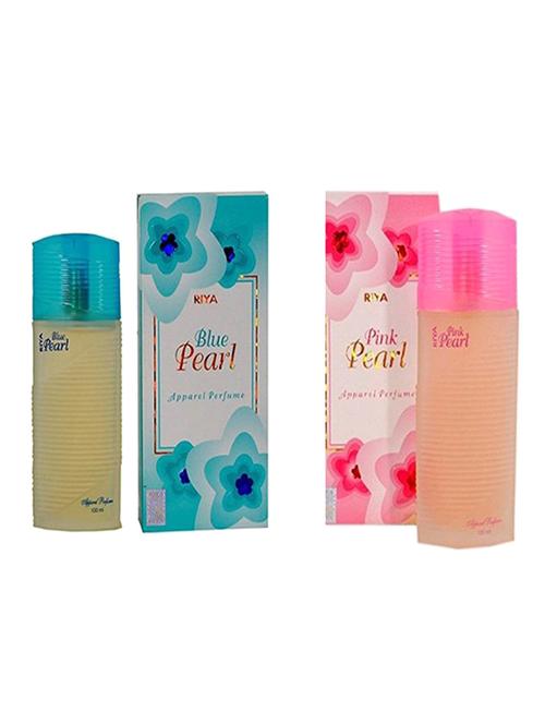 riya blue pearl & pink pearl eau de perfume 30ml (pack of 2) - 19225395 - Very Small Image - 1