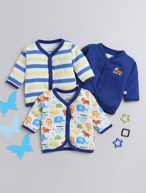 kids pack of 3 multi colored t shirts - 19225504 - Very Small Image - 1