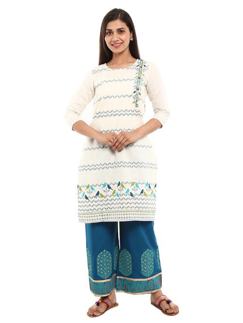 women's straight kurta - 19226206 - Very Small Image - 1
