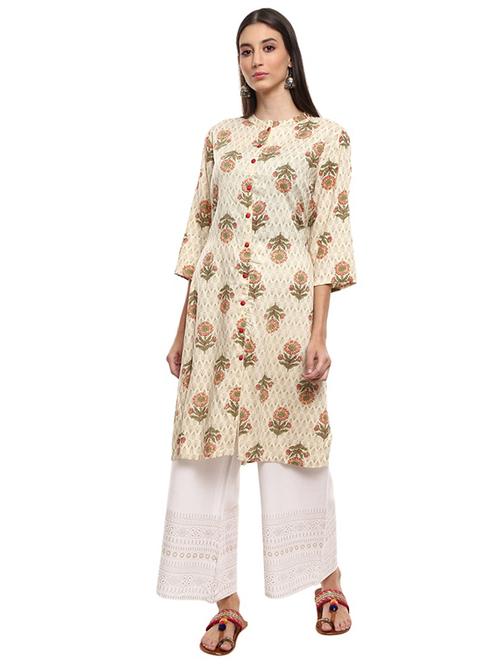 women's front slit kurta - 19226263 - Very Small Image - 1