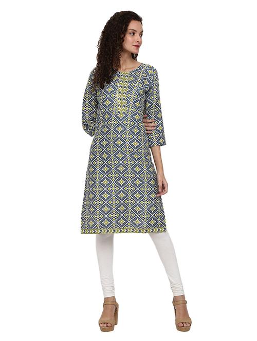 women's straight kurta - 19226347 - Very Small Image - 1