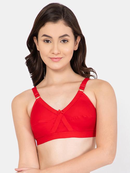red solid t-shirt bra - 19226709 - Very Small Image - 1