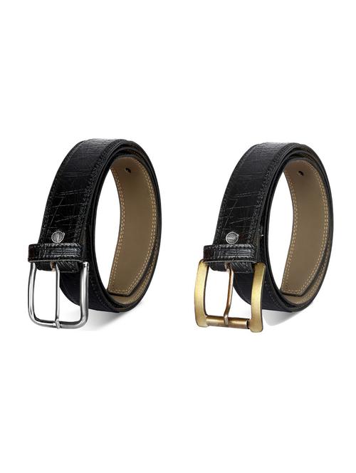 pack of 2 leatherette belt - 19226751 - Very Small Image - 1
