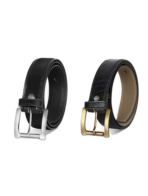 pack of 2 leatherette belt - 19226767 - Very Small Image - 1