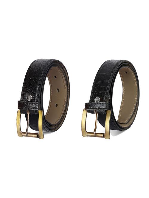 pack of 2 leatherette belt - 19226802 - Very Small Image - 1