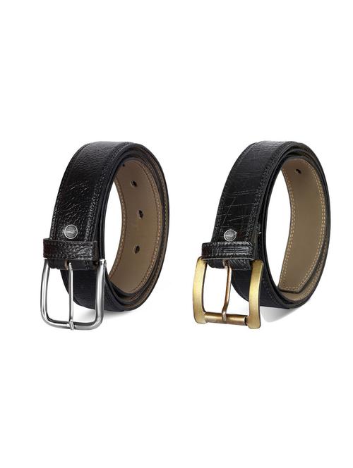 pack of 2 leatherette belt - 19226805 - Very Small Image - 1
