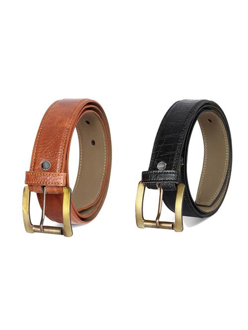 pack of 2 leatherette belt - 19226814 - Very Small Image - 1