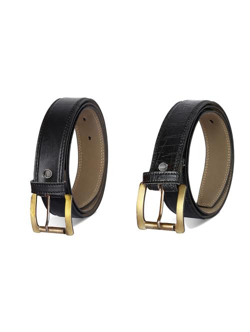 pack of 2 leatherette belt - 19226820 - Very Small Image - 1