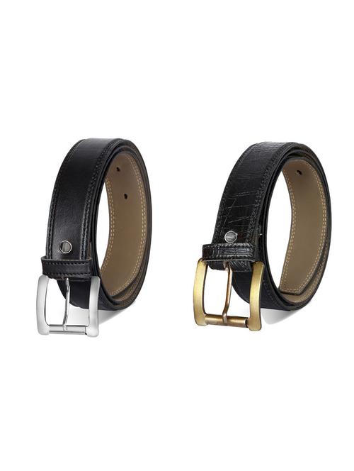 pack of 2 leatherette belt - 19226821 - Very Small Image - 1