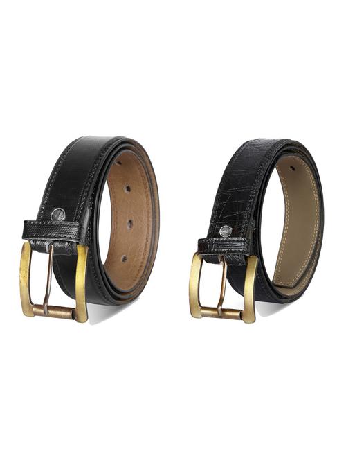 pack of 2 leatherette belt - 19226838 - Very Small Image - 1