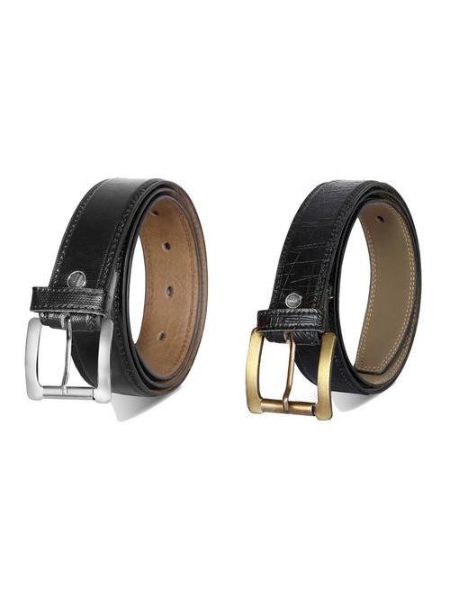 pack of 2 leatherette belt - 19226839 - Very Small Image - 1