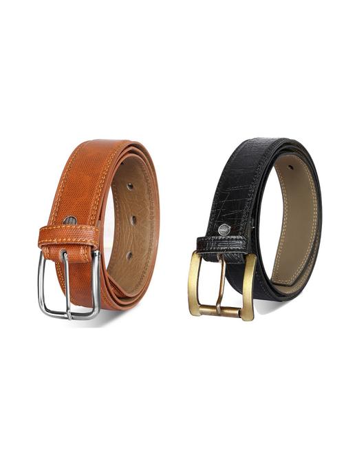 pack of 2 leatherette belt - 19226853 - Very Small Image - 1