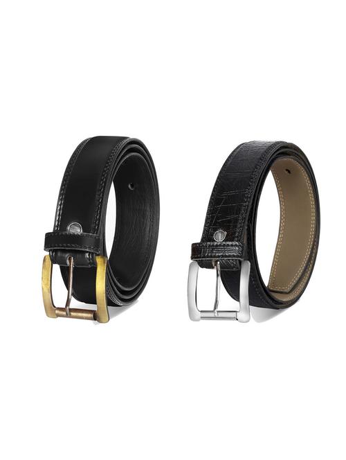 pack of 2 leatherette belt - 19226872 - Very Small Image - 1