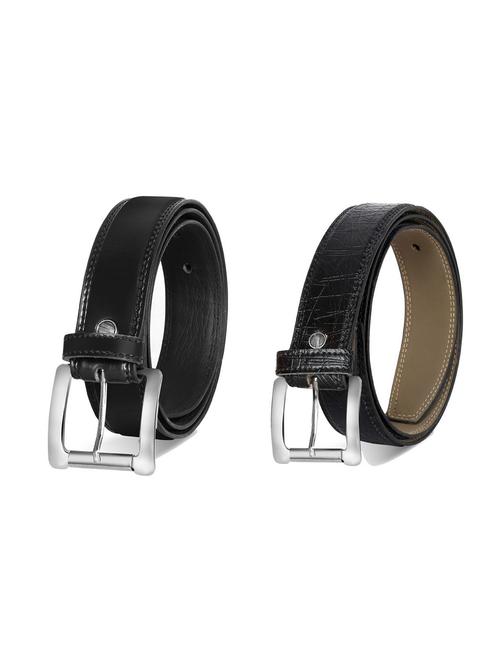 pack of 2 leatherette belt - 19226873 - Very Small Image - 1