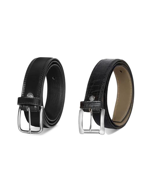 pack of 2 leatherette belt - 19226875 - Very Small Image - 1