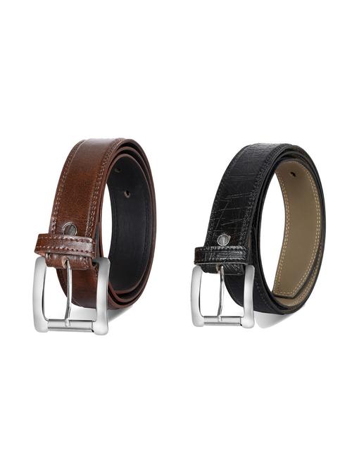 pack of 2 leatherette belt - 19226879 - Very Small Image - 1