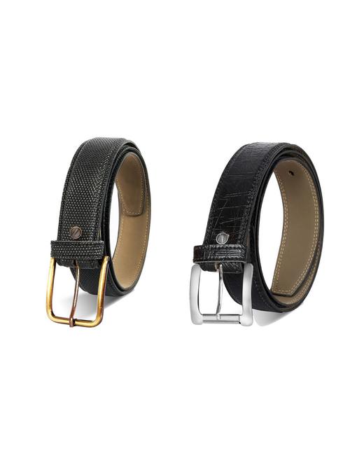 pack of 2 leatherette belt - 19226892 - Very Small Image - 1