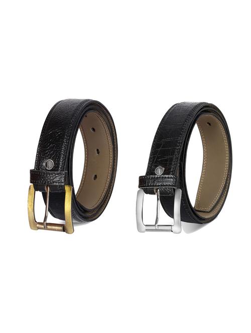 pack of 2 leatherette belt - 19226908 - Very Small Image - 1