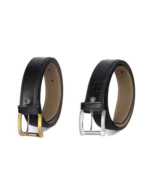 pack of 2 leatherette belt - 19226926 - Very Small Image - 1