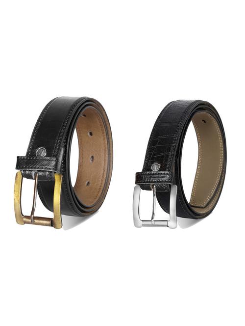 pack of 2 leatherette belt - 19226944 - Very Small Image - 1
