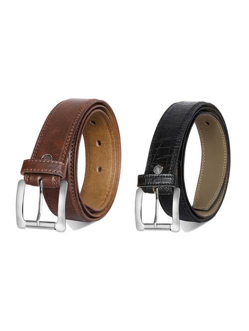 pack of 2 leatherette belt - 19226951 - Very Small Image - 1