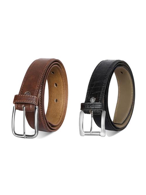 pack of 2 leatherette belt - 19226953 - Very Small Image - 1