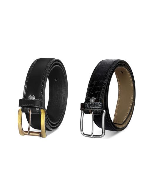 pack of 2 leatherette belt - 19227081 - Very Small Image - 1