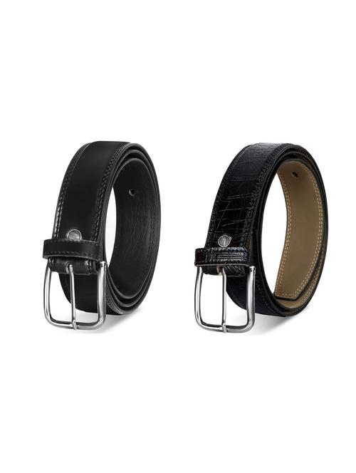 pack of 2 leatherette belt - 19227084 - Very Small Image - 1