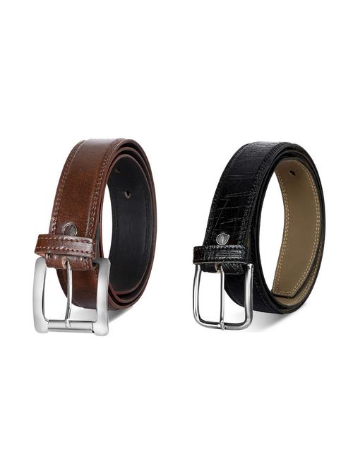 pack of 2 leatherette belt - 19227088 - Very Small Image - 1