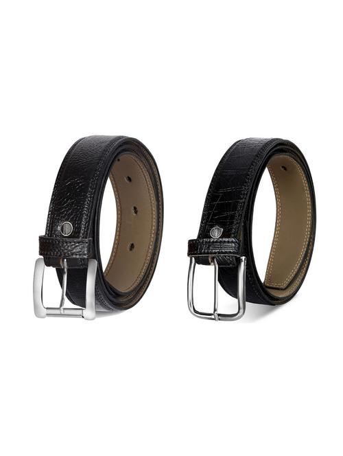 pack of 2 leatherette belt - 19227118 - Very Small Image - 1