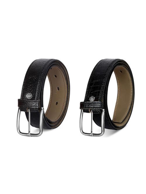 pack of 2 leatherette belt - 19227120 - Very Small Image - 1