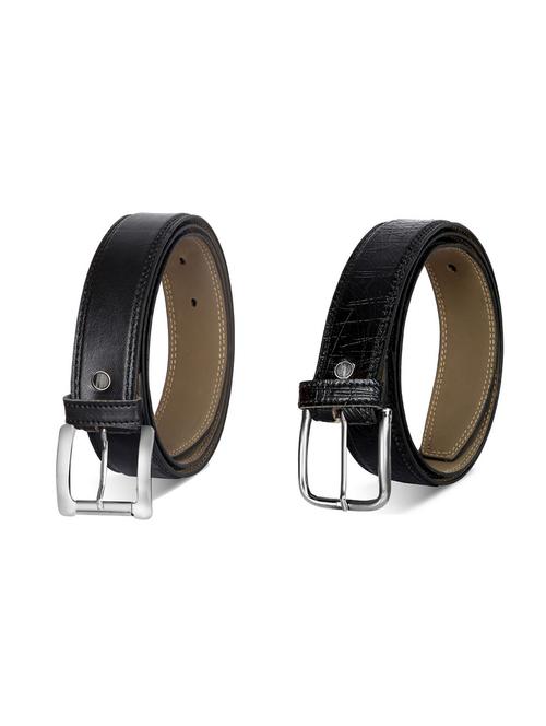 pack of 2 leatherette belt - 19227136 - Very Small Image - 1