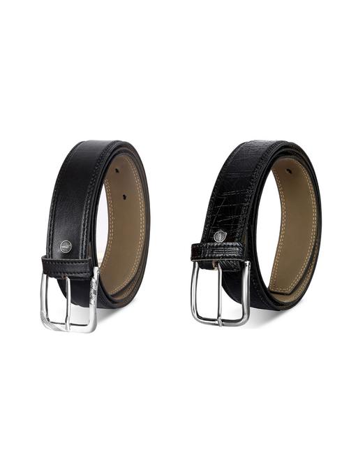 pack of 2 leatherette belt - 19227139 - Very Small Image - 1