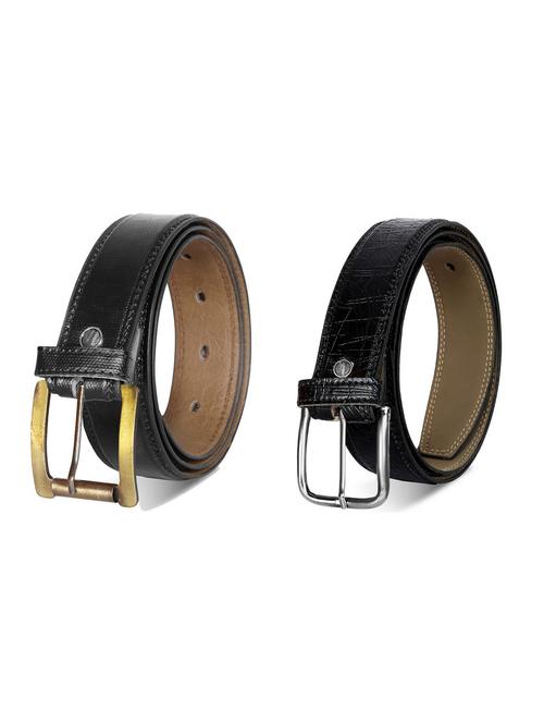 pack of 2 leatherette belt - 19227153 - Very Small Image - 1