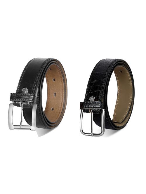 pack of 2 leatherette belt - 19227154 - Very Small Image - 1