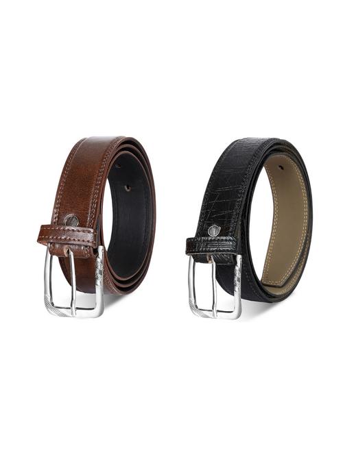 pack of 2 leatherette belt - 19227194 - Very Small Image - 1