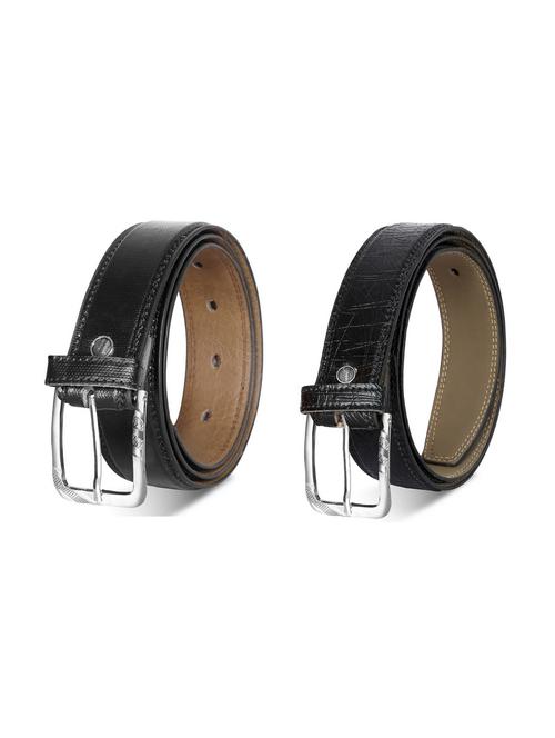 pack of 2 leatherette belt - 19227260 - Very Small Image - 1