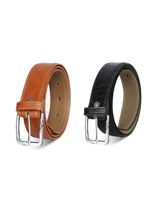 pack of 2 leatherette belt - 19227272 - Very Small Image - 1