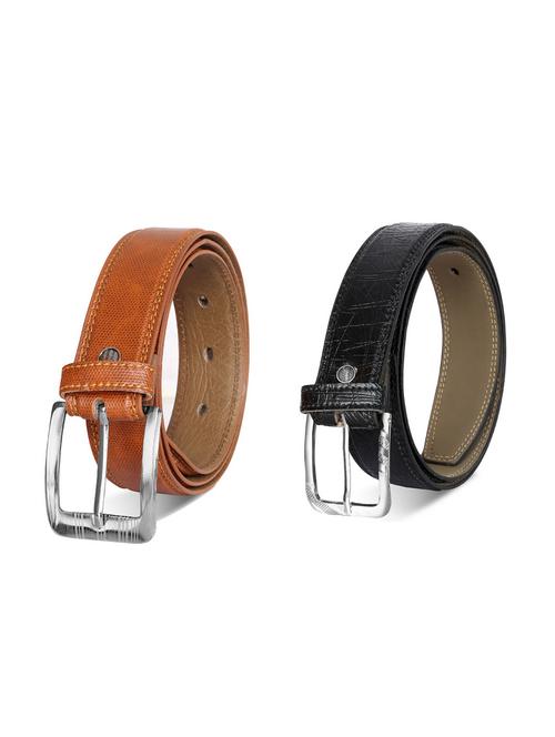 pack of 2 leatherette belt - 19227273 - Very Small Image - 1