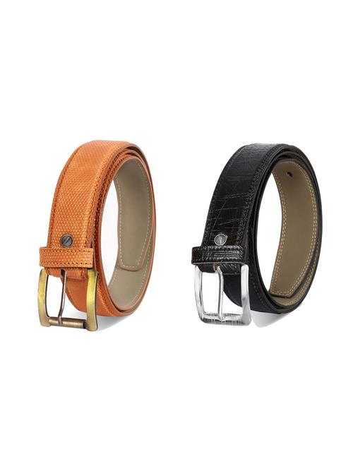 combo pack of multi colored leatherette belts - 19227316 - Very Small Image - 1